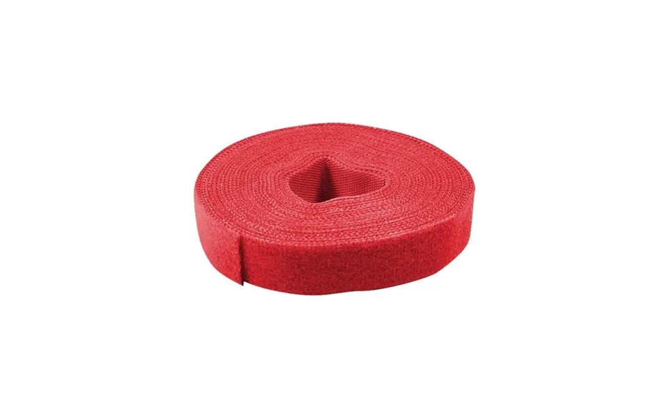 Logilink - Cable Strap Velcro Tape 4m Red