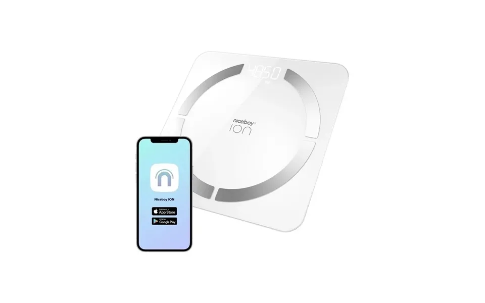 Niceboy Analysevægt Ion Smart Scale White