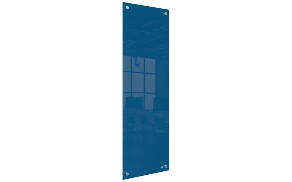 Nobo Lille Glas Whiteboard Panel 300x900mm Blå