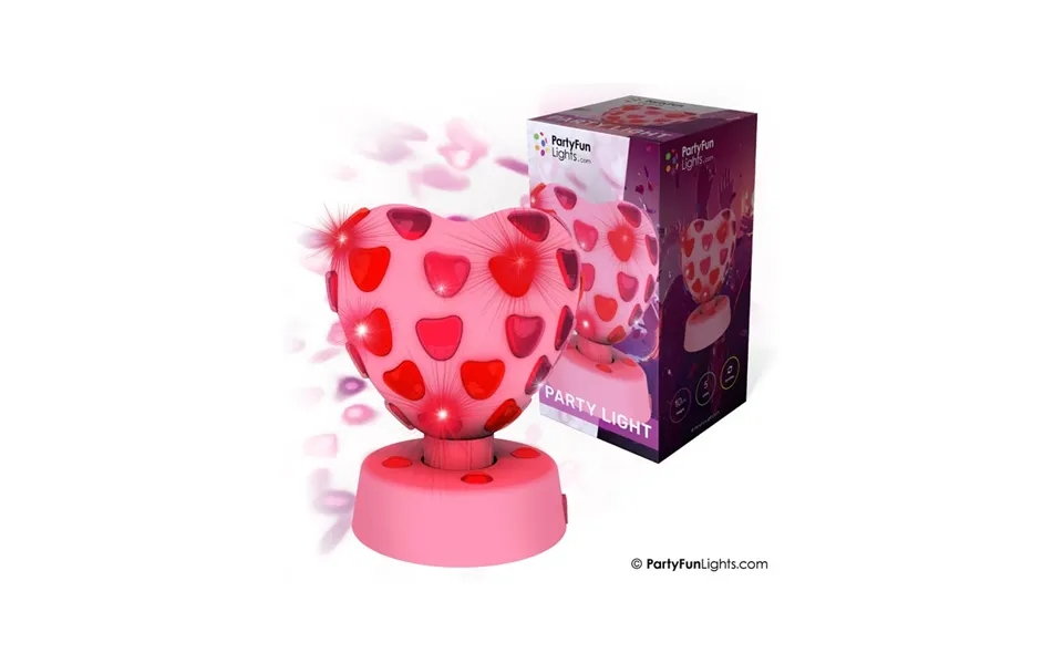 Party Funlight Hjerte Disko Lampe Ø 15.5cm