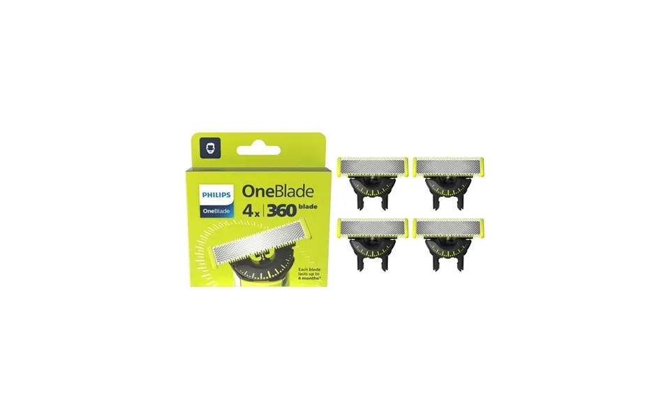 Philips Tilbehør Oneblade Qp440 - Replacement Blade 4 Pcs