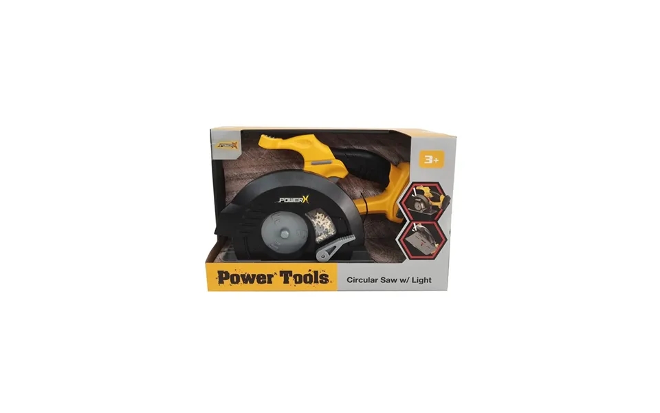 Power X Rundsav Med Lys