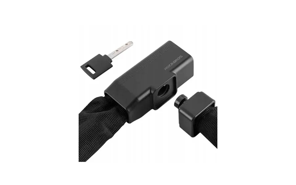 Rockbros 32430708001 Bicycle Lock With Key 0.97 M - Black