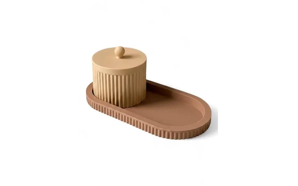 Simiu Royal Tray - Beige Mokka