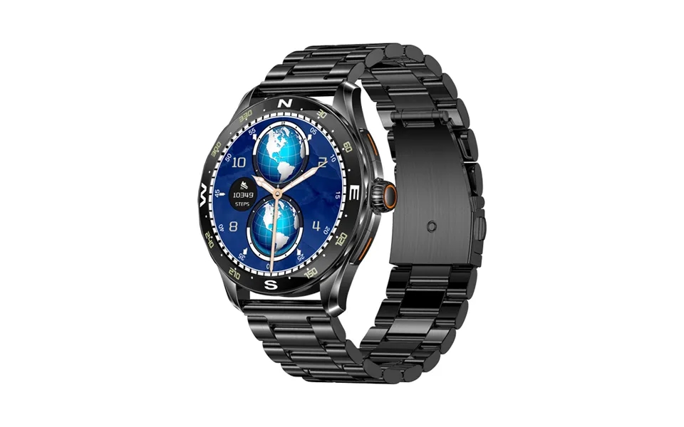 Philippe Palmer Smart Watch Lp88 Amoled Black Steel