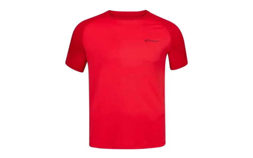 Babolat Play Crew Neck Tee Red - S
