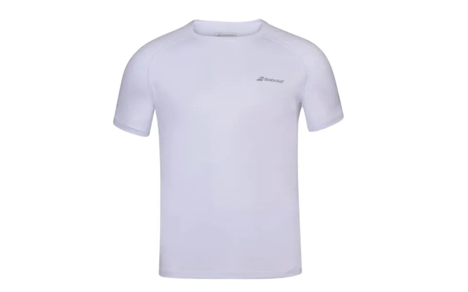 Babolat Play Crew Neck Tee White - S