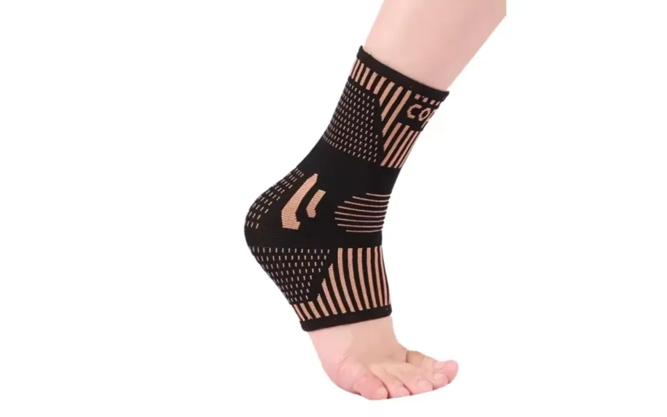 Ankelstøtte M. Kobberfibre - Medium