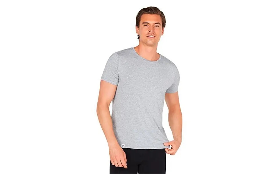 Boody Menâ S Crew Neck T-shirt Lysegrå Str.m