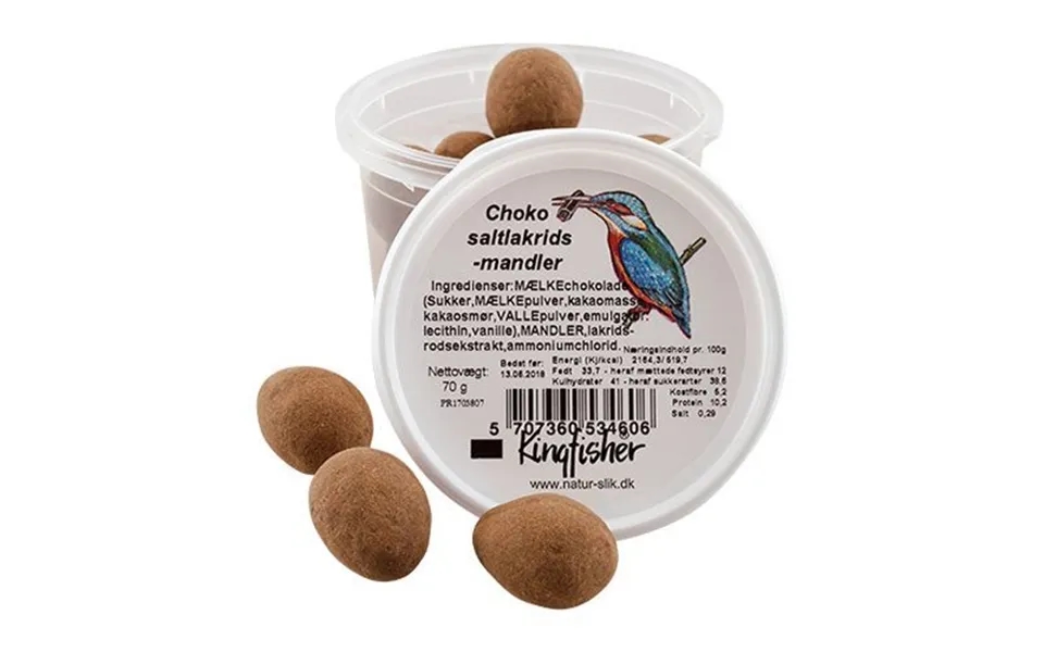 Choko Saltlakrids Mandler - 70g.