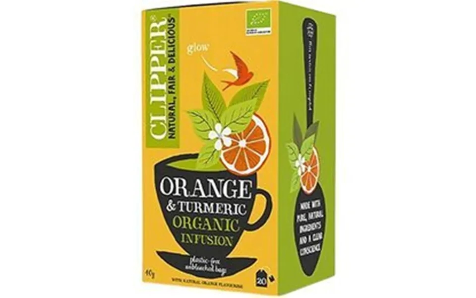 Clipper Urtete Med Appelsin & Gurkemeje Ø - 20br.