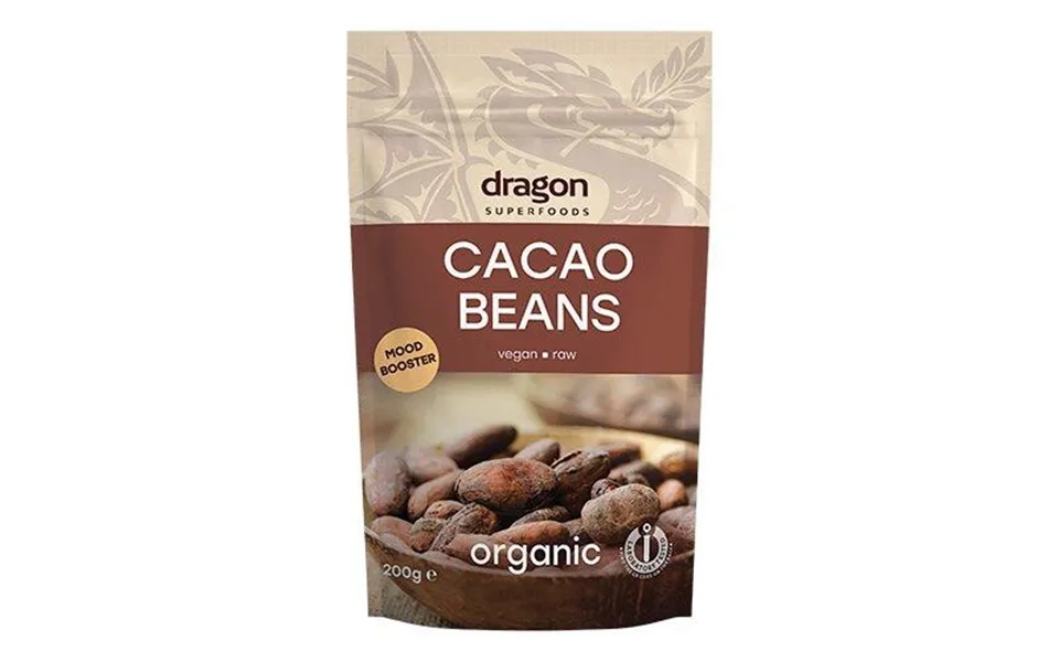 Dragon Superfoods Kakao Bønner Ø - Dragon Superfoods, 200g