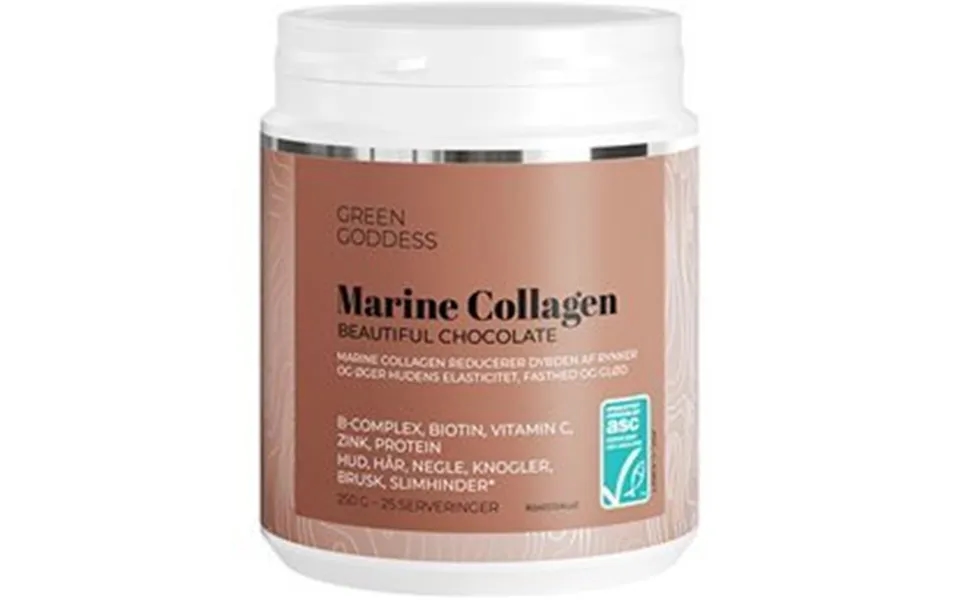Green Goddess Marine Collagen Beautiful Chocolate - 250g.