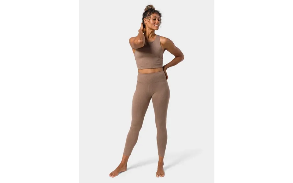 Manduka Dhara Hight Waist Leggings - Lions Mane Heather