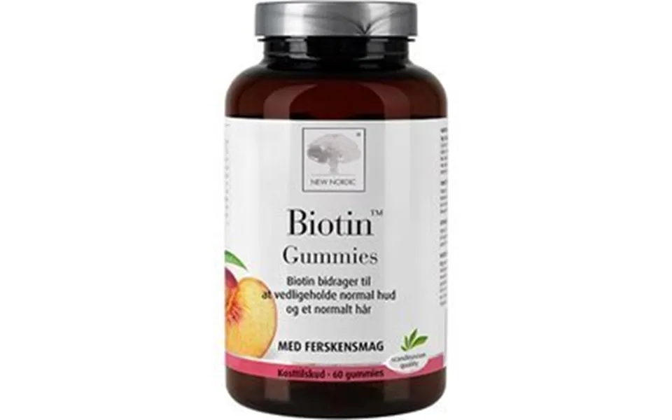 New Nordic Biotin Gummies - 60gum.