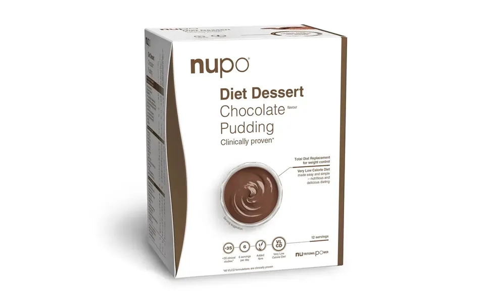 Nupo Diet Dessert Chocolate Pudding - 340g.