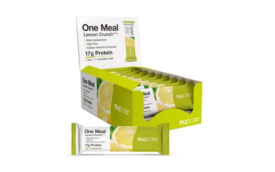 Nupo One Meal Bar Lemon Crunch - 60g. 1stk.