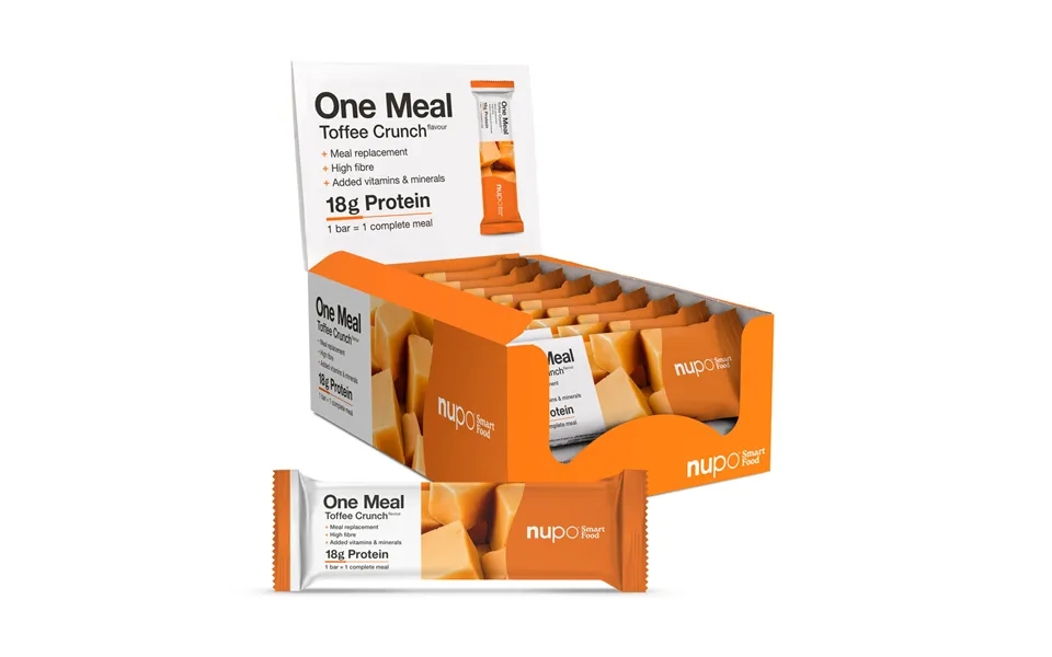 Nupo One Meal Bar Toffee Crunch - 60g. 1stk.