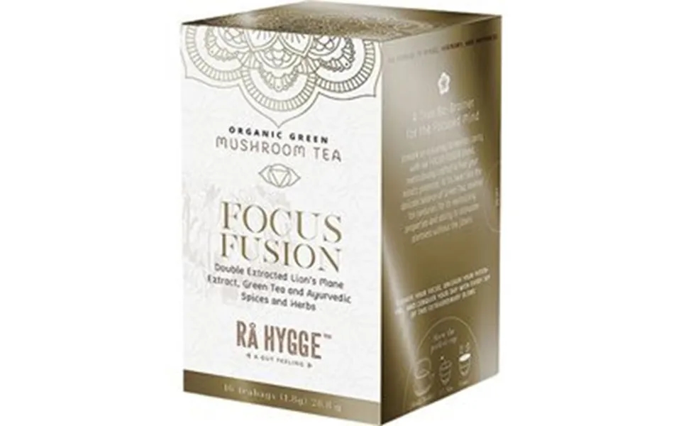 Rå Hygge Focus Fusion - Lion S Mane Green Tea Ø, 16br.