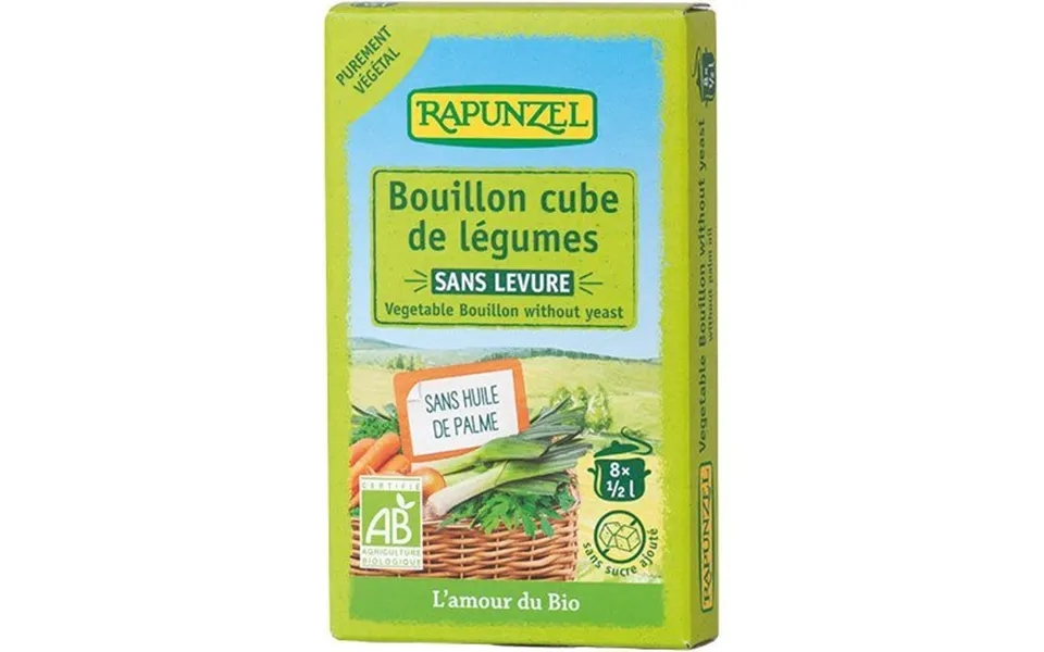 Rapunzel Bouillon Ø Vegetabilsk - 8 Tern