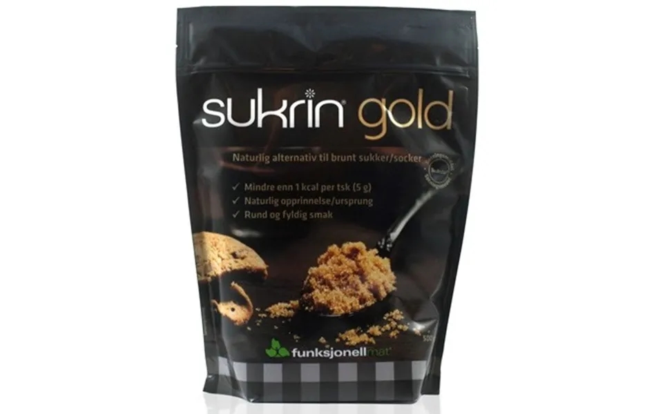 Sukrin Gold Alternativ T. Brunt Sukker - 500g.