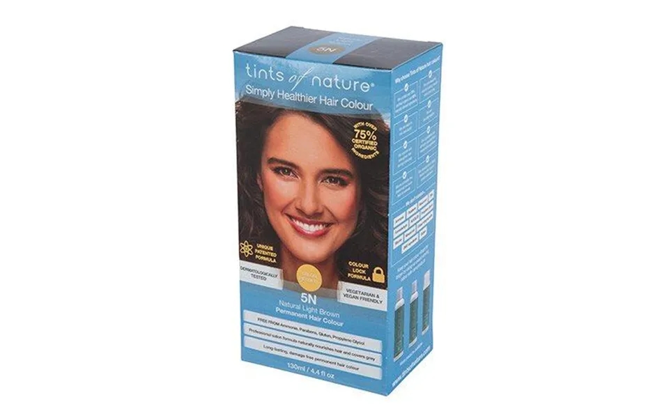 Tints Of Nature Hårfarve 5n Light Brown - 130ml