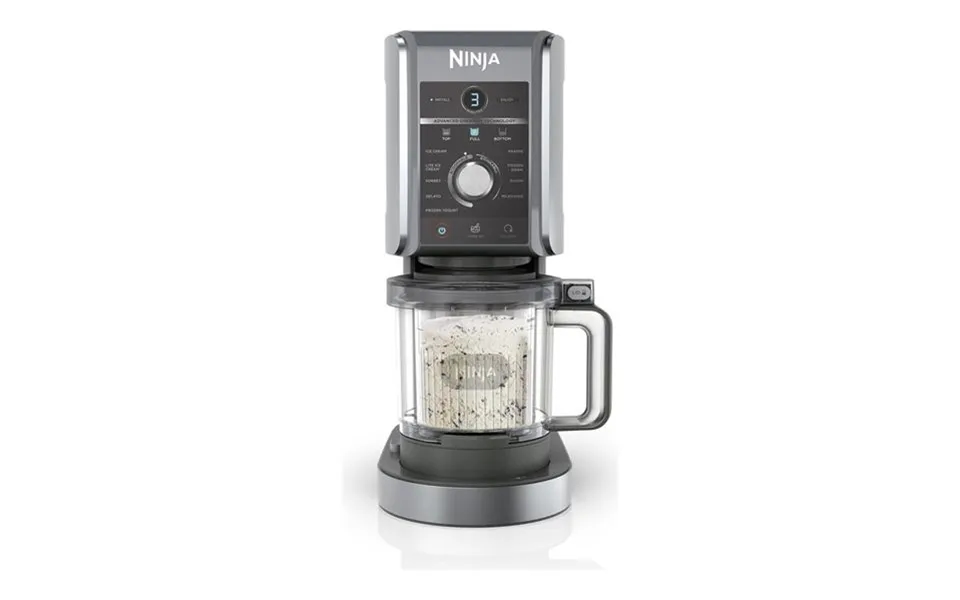 Ninja Creami Deluxe Sorbetblender 709ml Sort Sølv