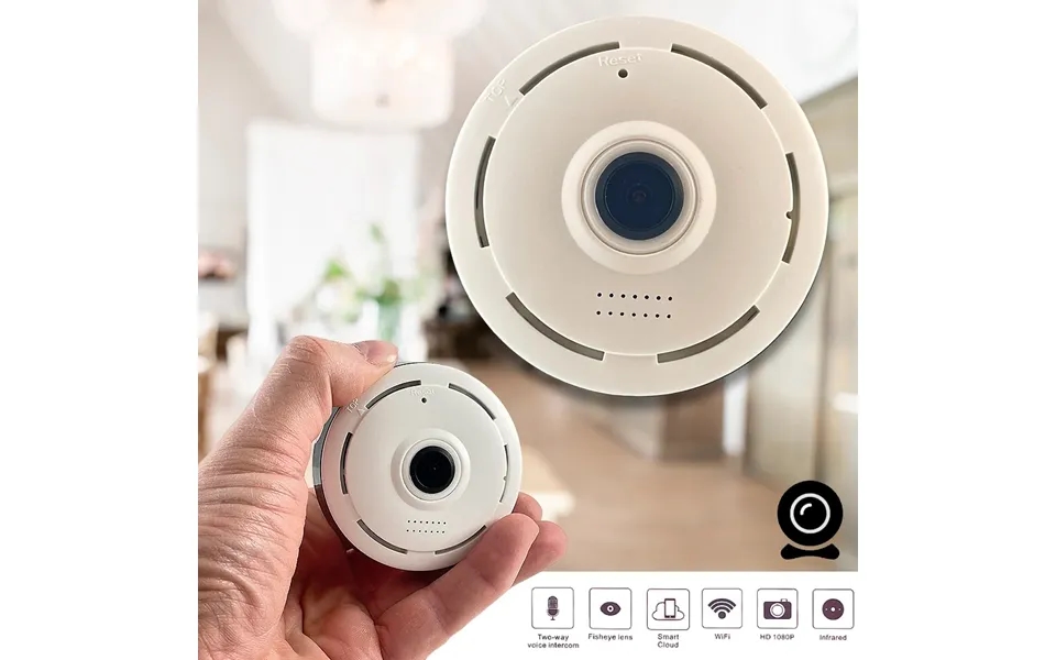 360â Indendørs Wifi Kamera