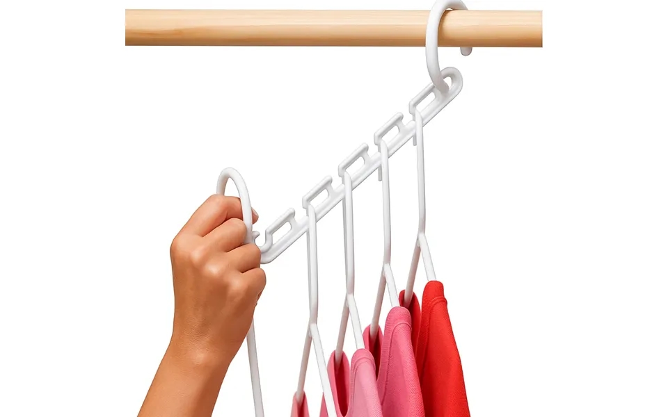 Bøjle Organizer Til 40 Stk. Beklædningsdele Wonder Hanger - 8 Stk