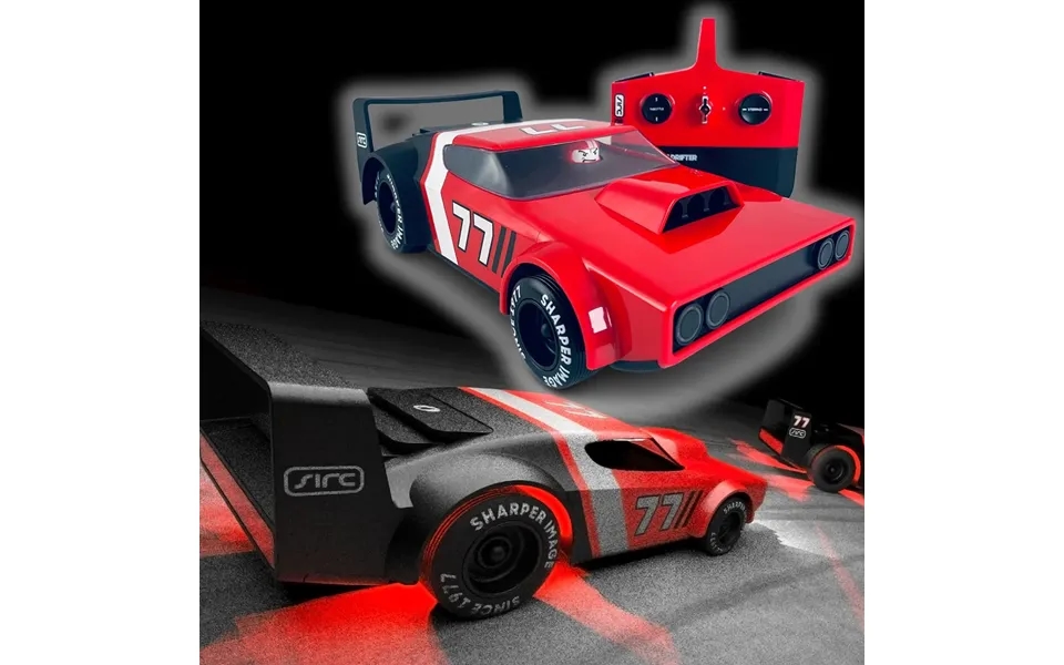 Burnout Drifter - Fjernstyret Bil Med Røg-, Lyd, Og Lyseffekter