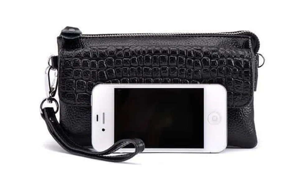 Clutch Taske Med Skulder- Og Håndrem - 3 Brun