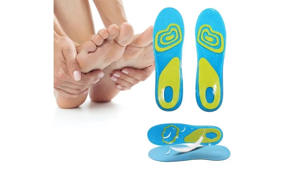 Gel Indlægs Komfort Såler - 42-48