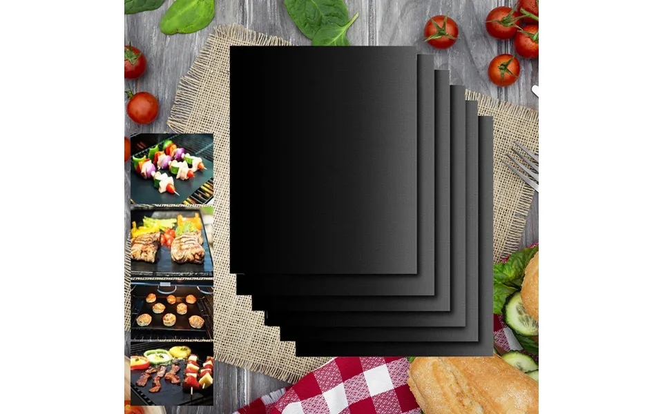 Grill Stegemåtte Teflon Nonstick 5 Stk.