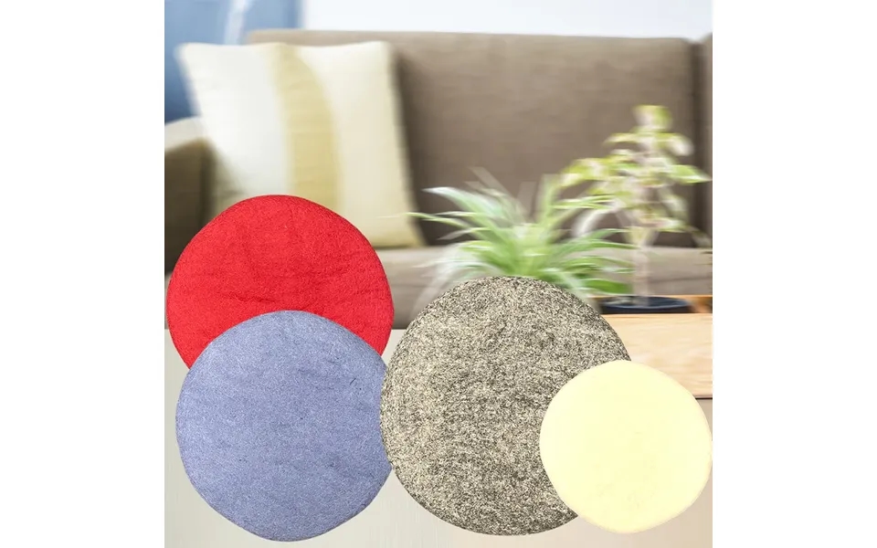 Håndlavede Uldpuder Til Dit Hjem - Blå