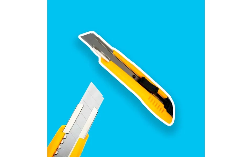 Hobbykniv Med 18 Mm Knækblade - 10 Stk.