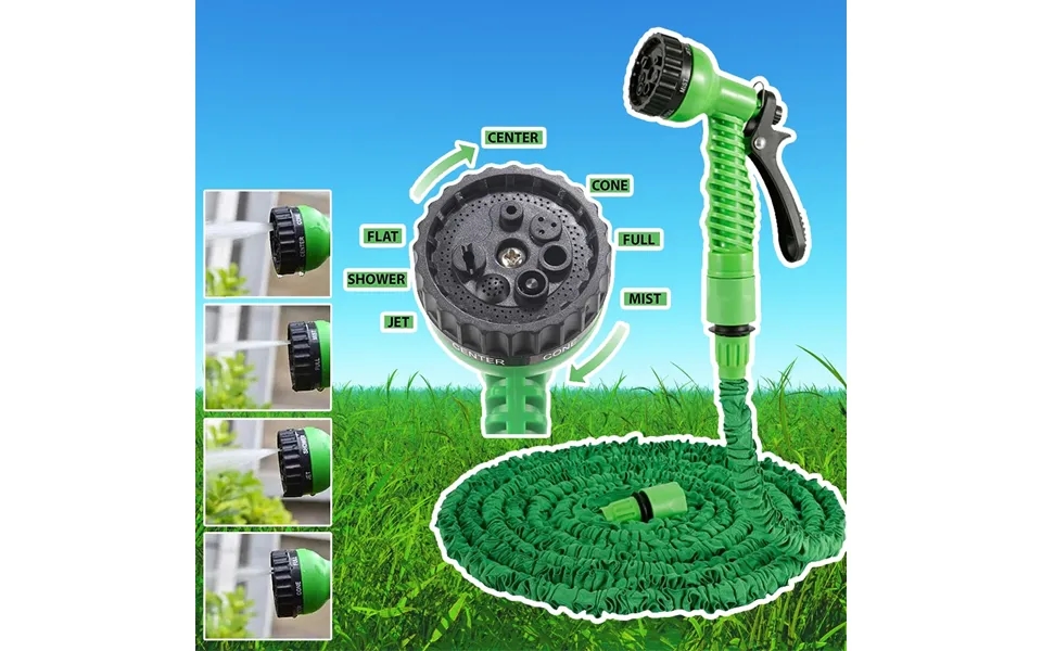 Magic Hose Flex Haveslange Vandslange - Grøn Eller Blå