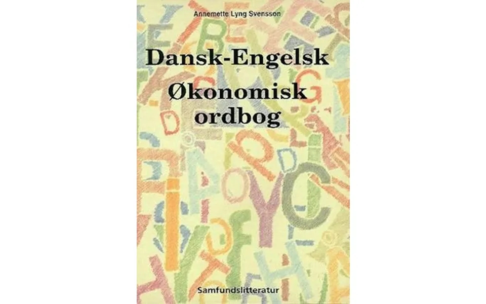 'dansk-engelsk Økonomisk Ordbog' - Brugt Bog