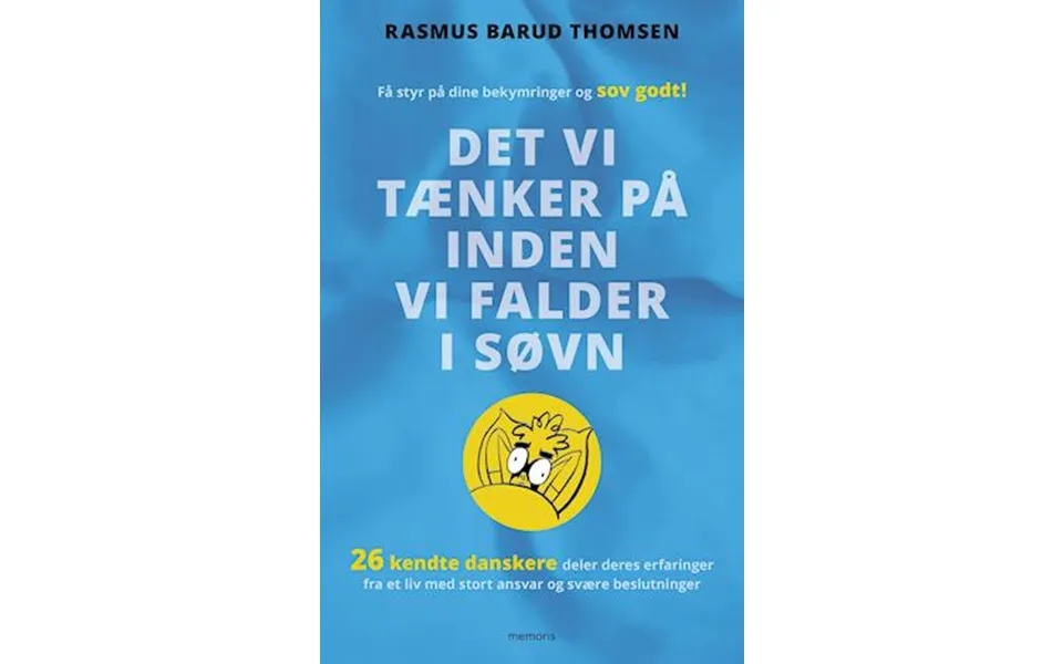 'det Vi Tænker På Inden Vi Falder I Søvn' - Brugt Bog