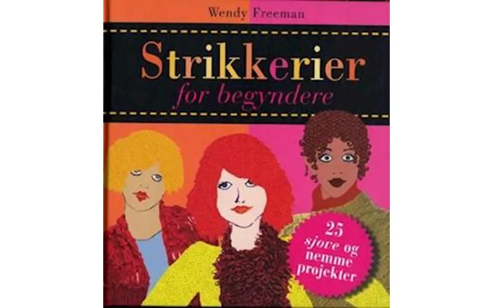 'strikkerier For Begyndere' - Brugt Bog