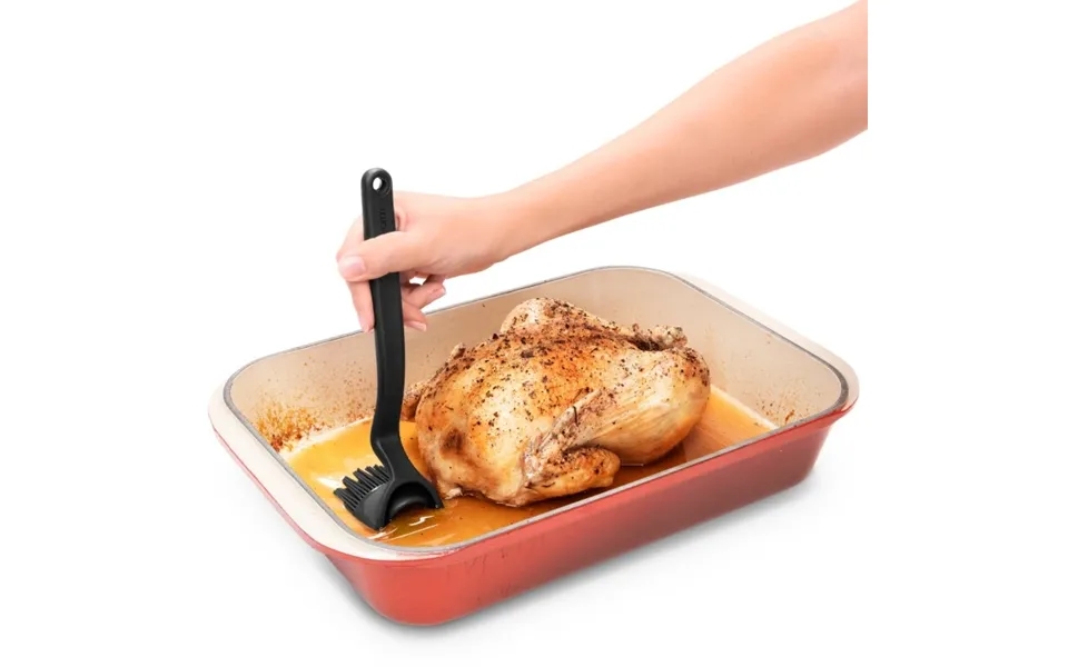 Bagepensel Med Ske - Sort