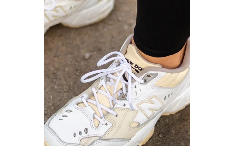 Elastiske Snørebånd - Hvid 105 Cm