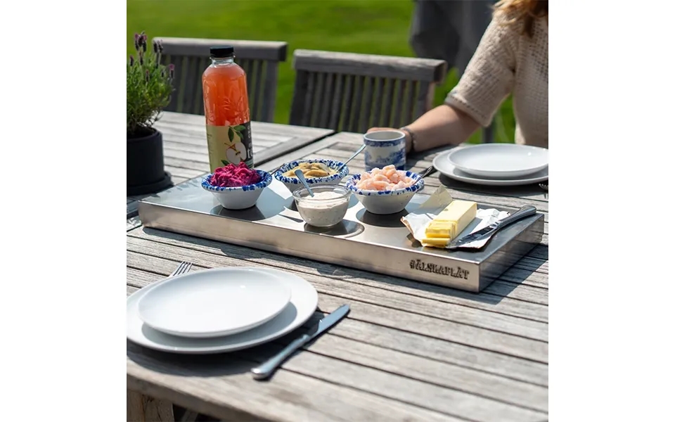 Kølebakke I Rustfrit Stål - Rektangulær Stor