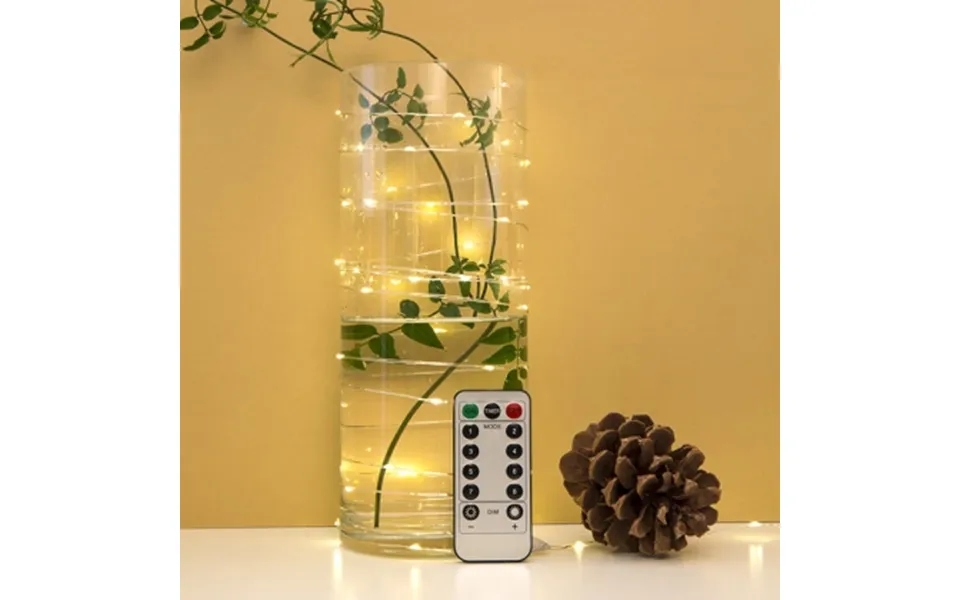Lyskæde Via Usb Med Fjernbetjening