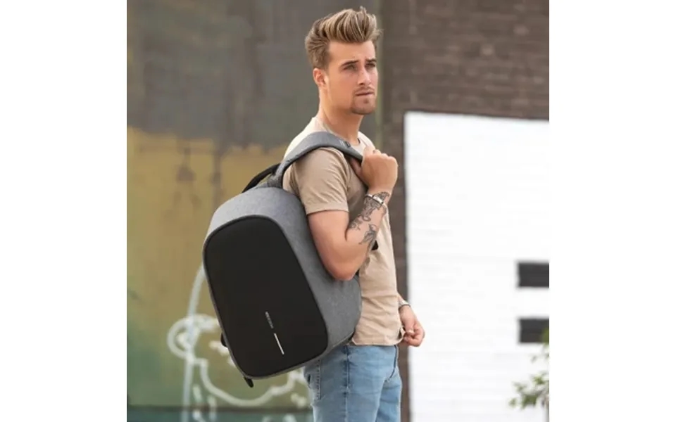 Tyverisikker Rygsæk - Bobby Hero Regular Grå