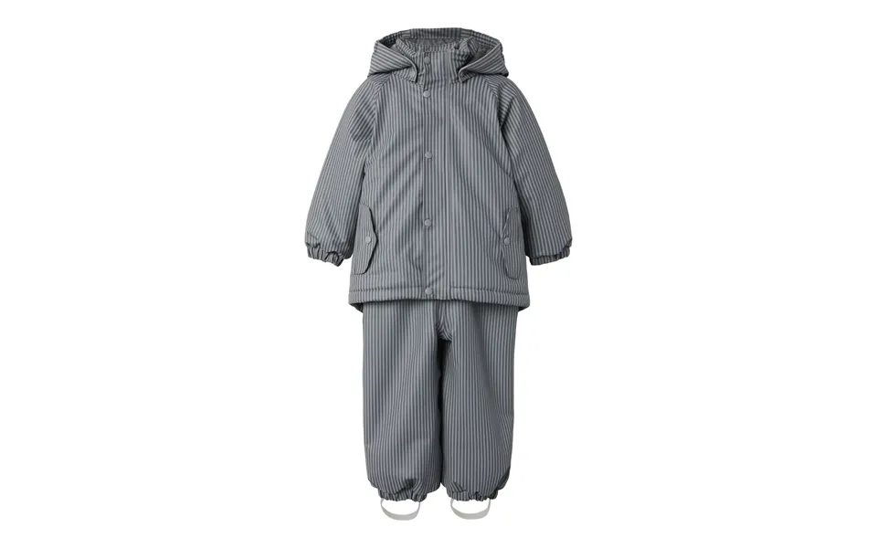 Lil Atelier Polstret Regntøj Dry10 Ultimate Grey