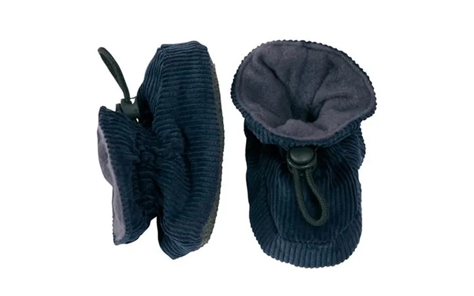 Melton Fløjl Sutsko Marine