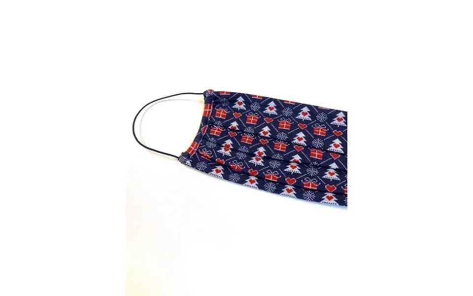 Only Stof Mundbind Christmas Blue