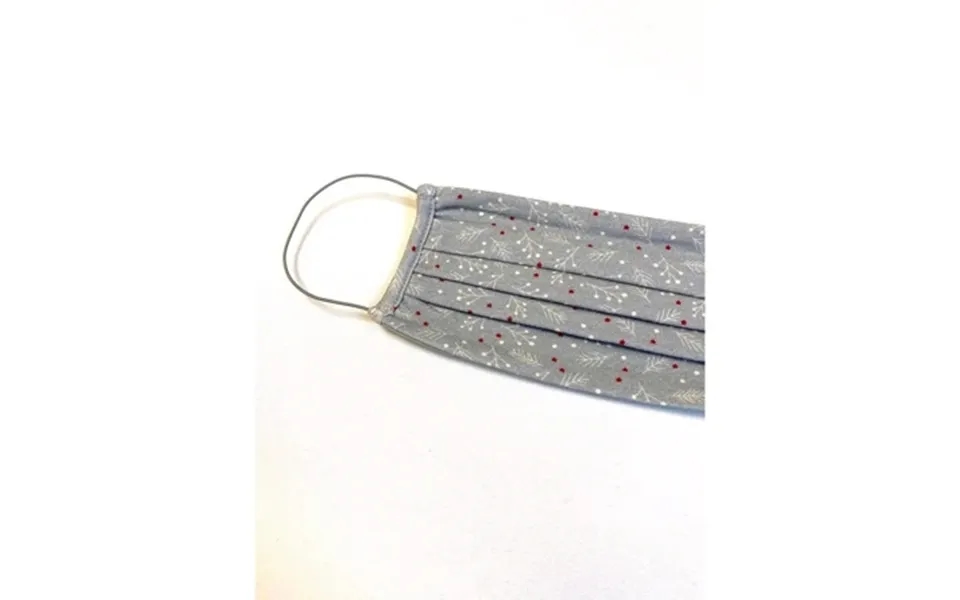 Only Stof Mundbind Christmas Grey