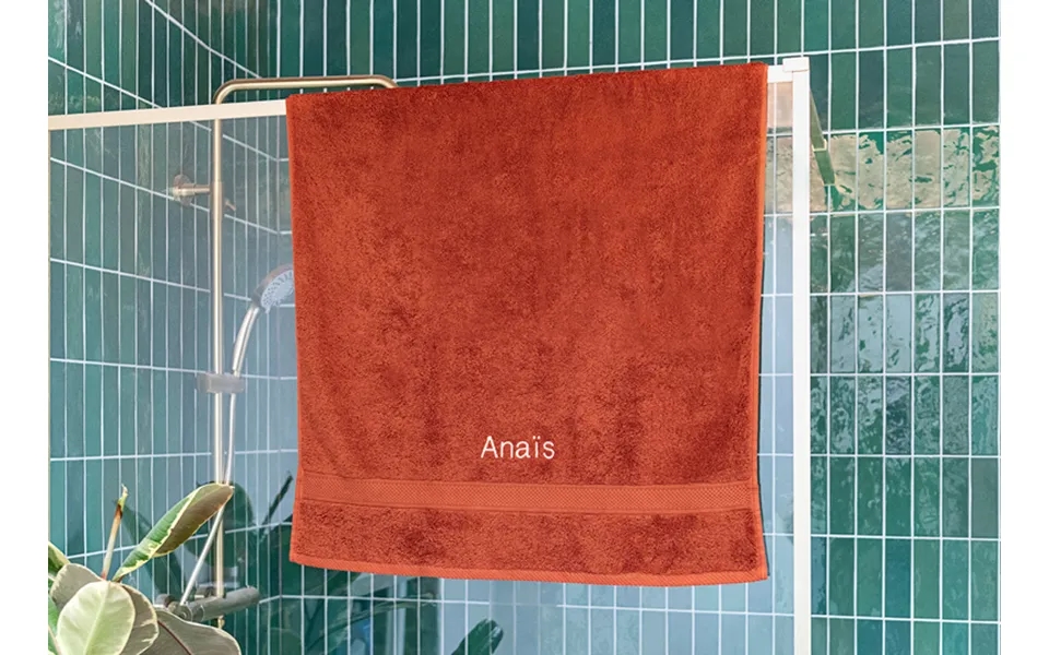 Smartphoto Badehåndklæde Rust 70 Cm X 140 Cm