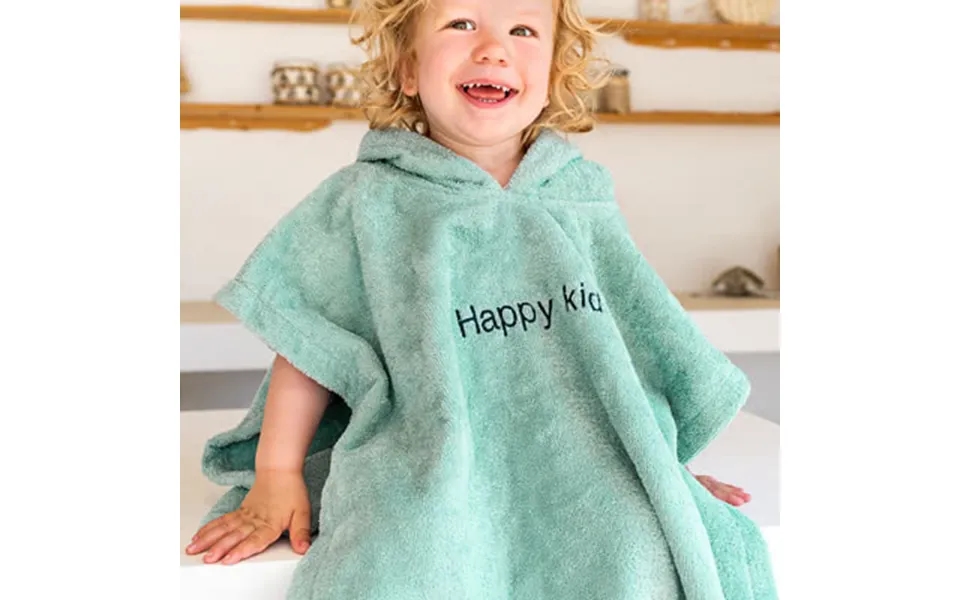 Smartphoto Badeponcho Grøn